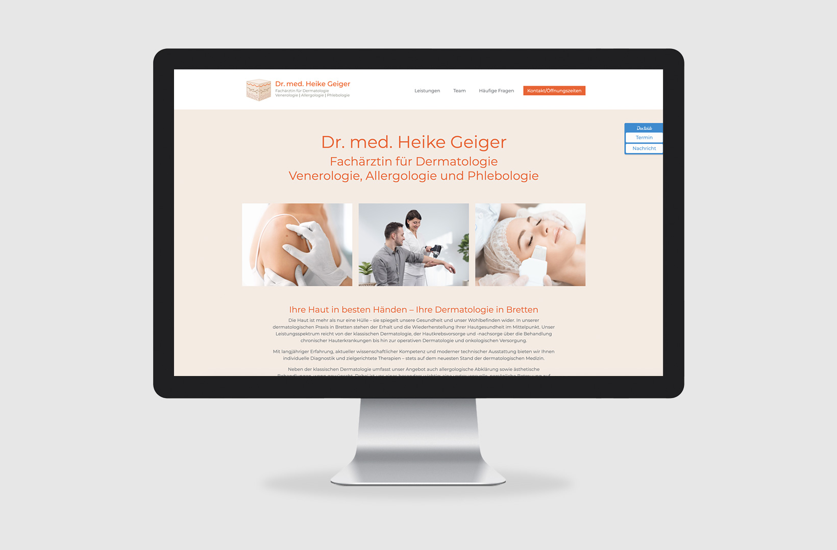 Website Dr. med. Heike Geiger